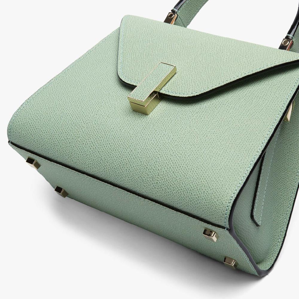 Valextra Borsa a mano da Donna in Pelle Verde Acqua | Valextra Iside Acquista Ora