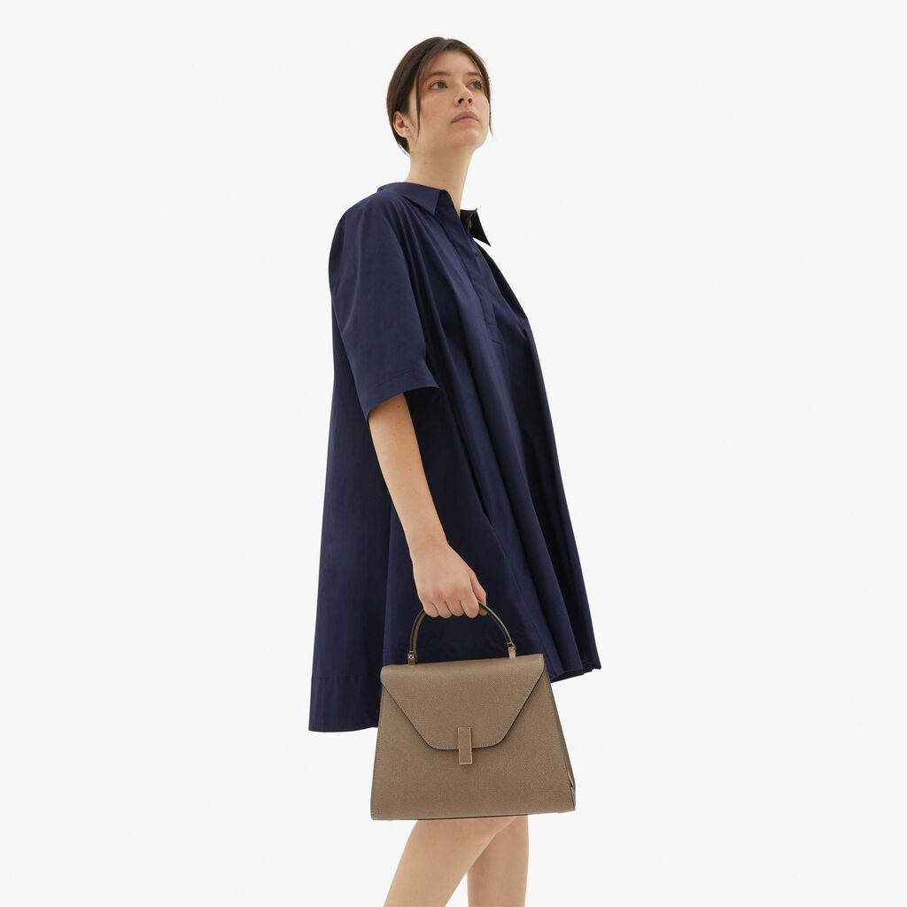 Valextra Borsa a mano Media in Pelle Tortora | Valextra Iside Cyber Monday