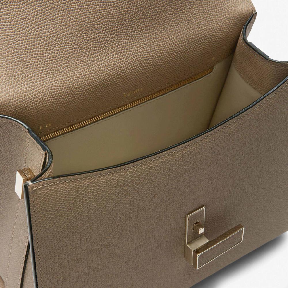 Valextra Borsa a mano Media in Pelle Tortora | Valextra Iside Cyber Monday