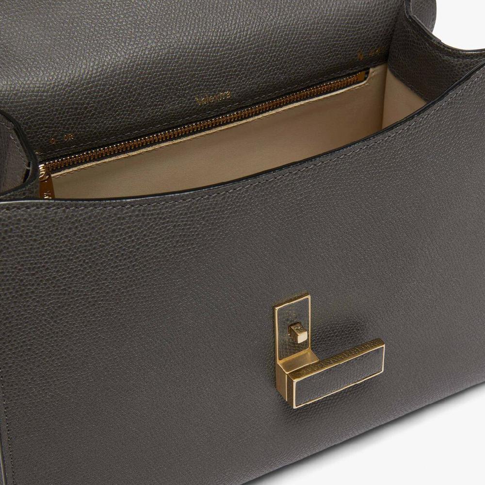 Valextra Borsa a mano Media in Pelle Grigia | Valextra Iside Offerta natalizia