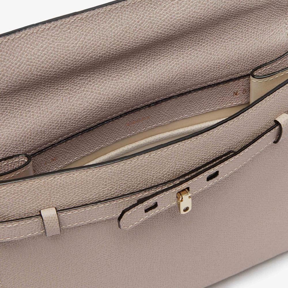 Valextra Borsa tracolla da Donna in Pelle Rosa Nude | Valextra Brera Lightning offer