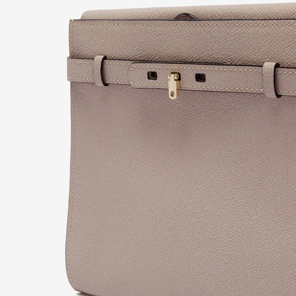 Valextra Borsa tracolla da Donna in Pelle Rosa Nude | Valextra Brera Lightning offer
