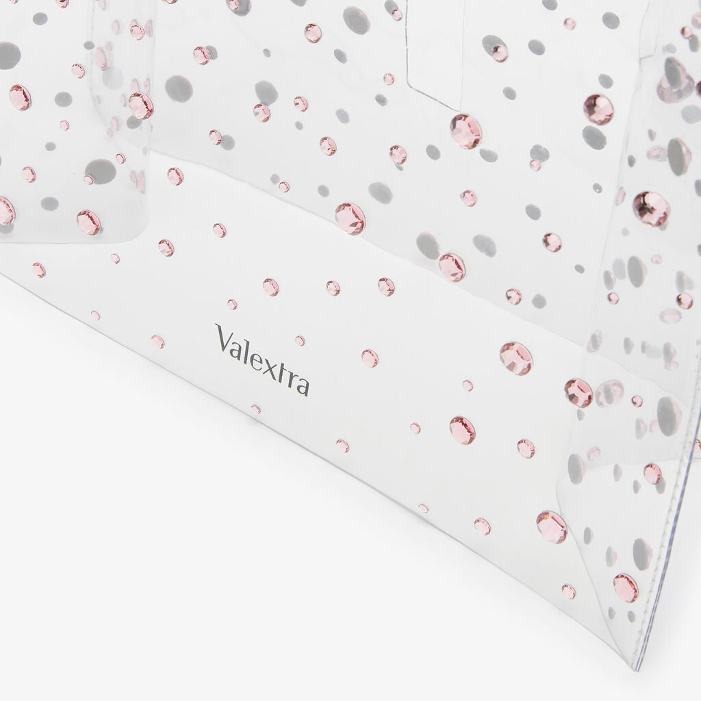 Valextra RAINCOAT PICCOLO ISIDE ECOLINE SHEER CON STRASS PRECIOSA E LOGO VALEXTRA Offerte stagionali