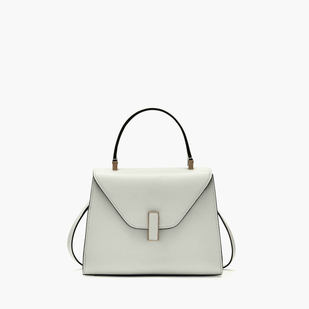 Valextra Borsa a mano Mini in Pelle Bianco Ottico | Valextra Iside Offerte giornaliere