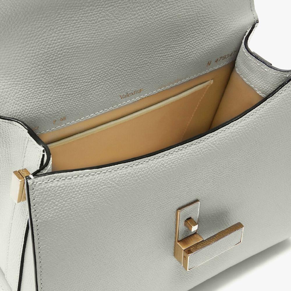 Valextra Borsa a mano Mini in Pelle Bianco Ottico | Valextra Iside Offerte giornaliere