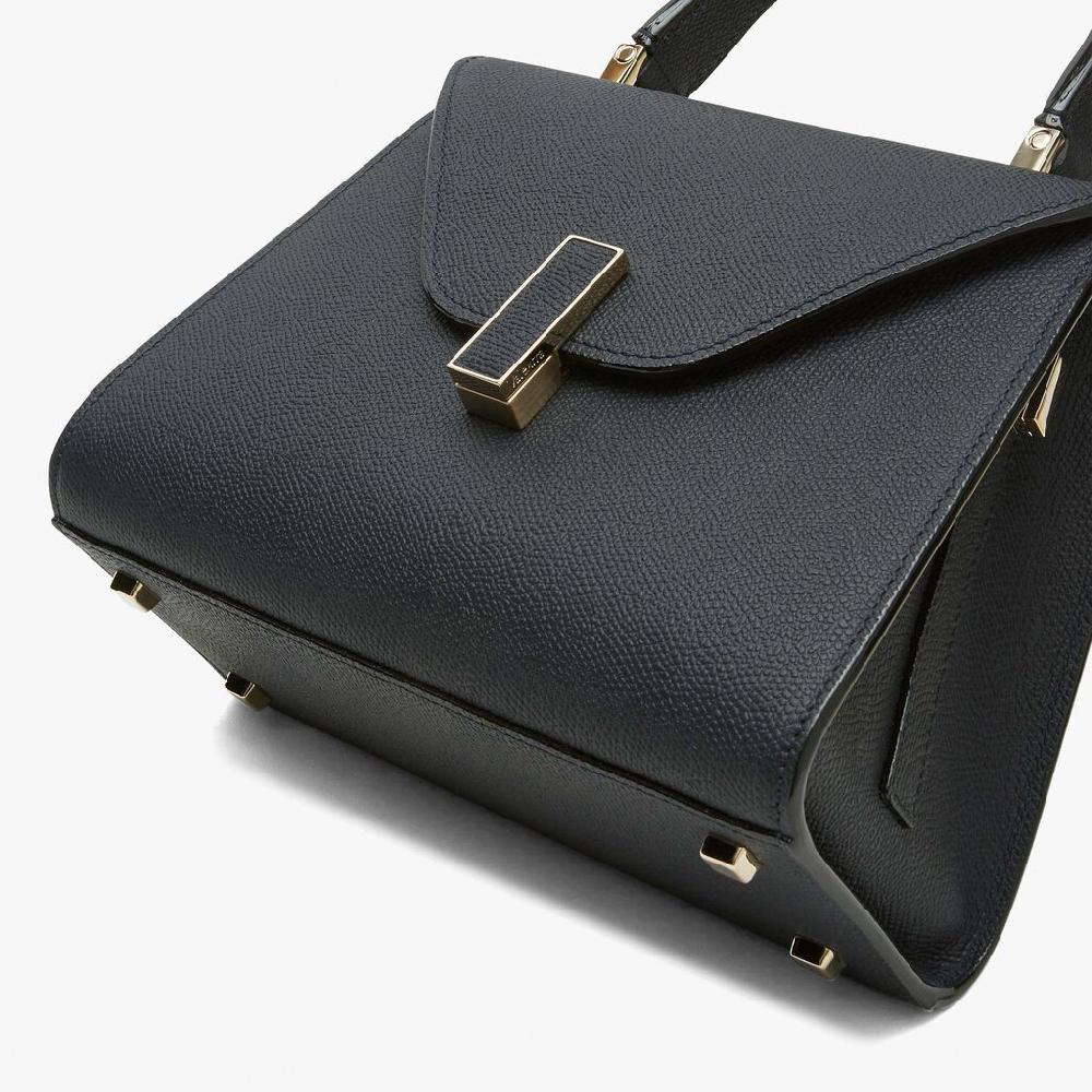 Valextra Borsa a mano Mini in Pelle Blu Ottanio | Valextra Iside Enormi risparmi