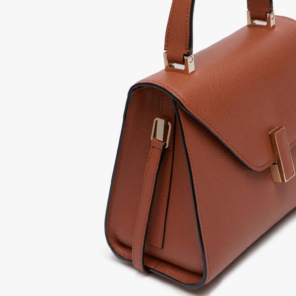 Valextra Borsa a mano da Donna Mini in Pelle Marrone | Valextra Iside Sconti VIP