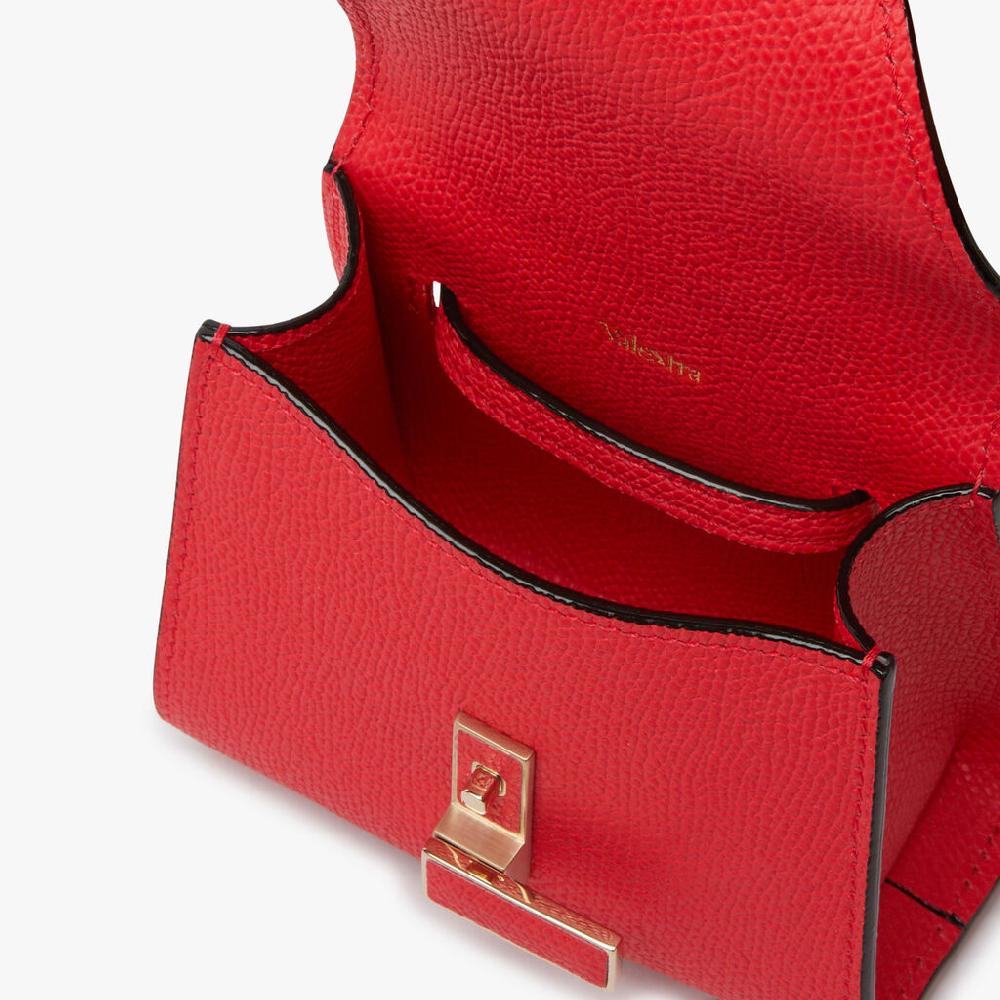 Valextra Borsa cintura da Donna di Lusso in Pelle Rossa | Valextra Iside Ultimi due giorni