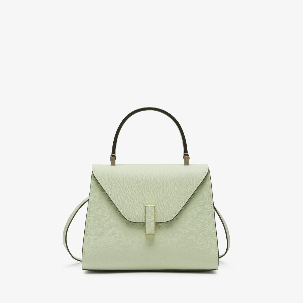Valextra Borsa a mano da Donna Mini in Pelle Verde | Valextra Iside Solo un giorno rimasto