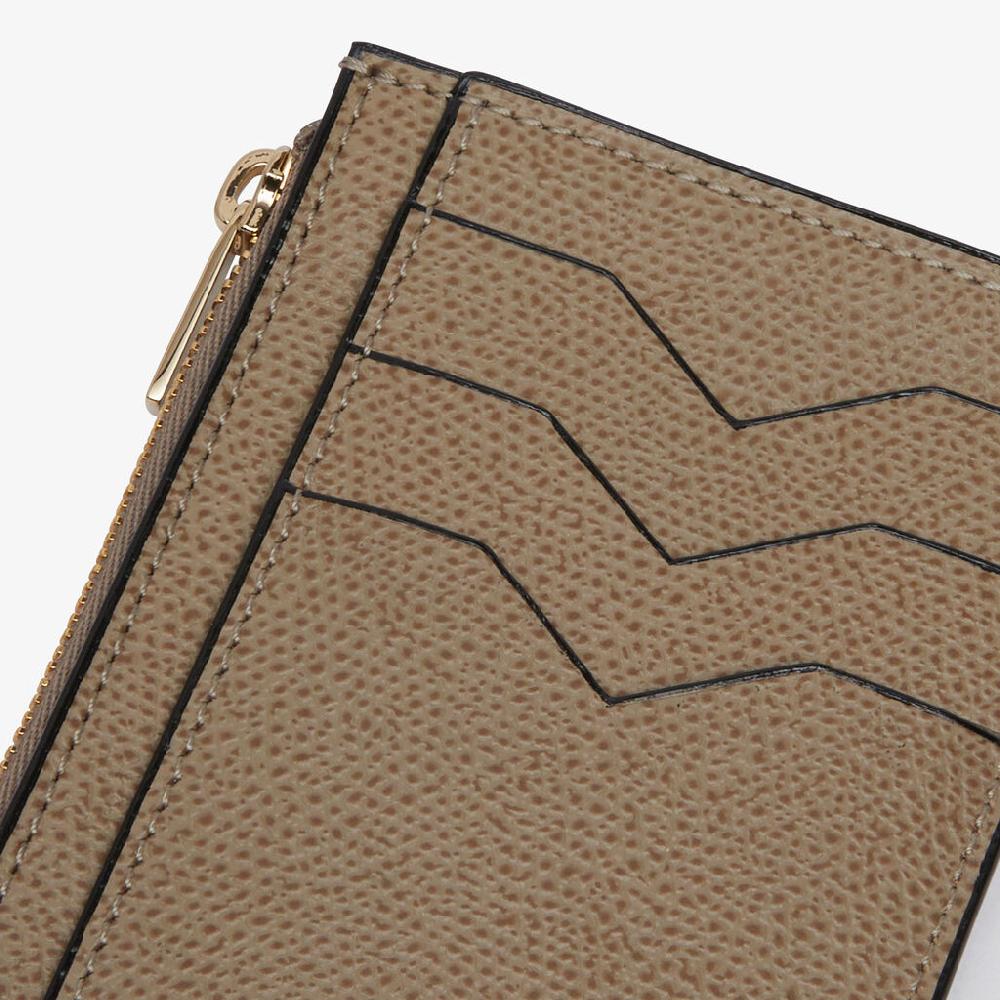 Valextra Portamonete e porta carte in Pelle Marrone Tortora | Valextra Officina