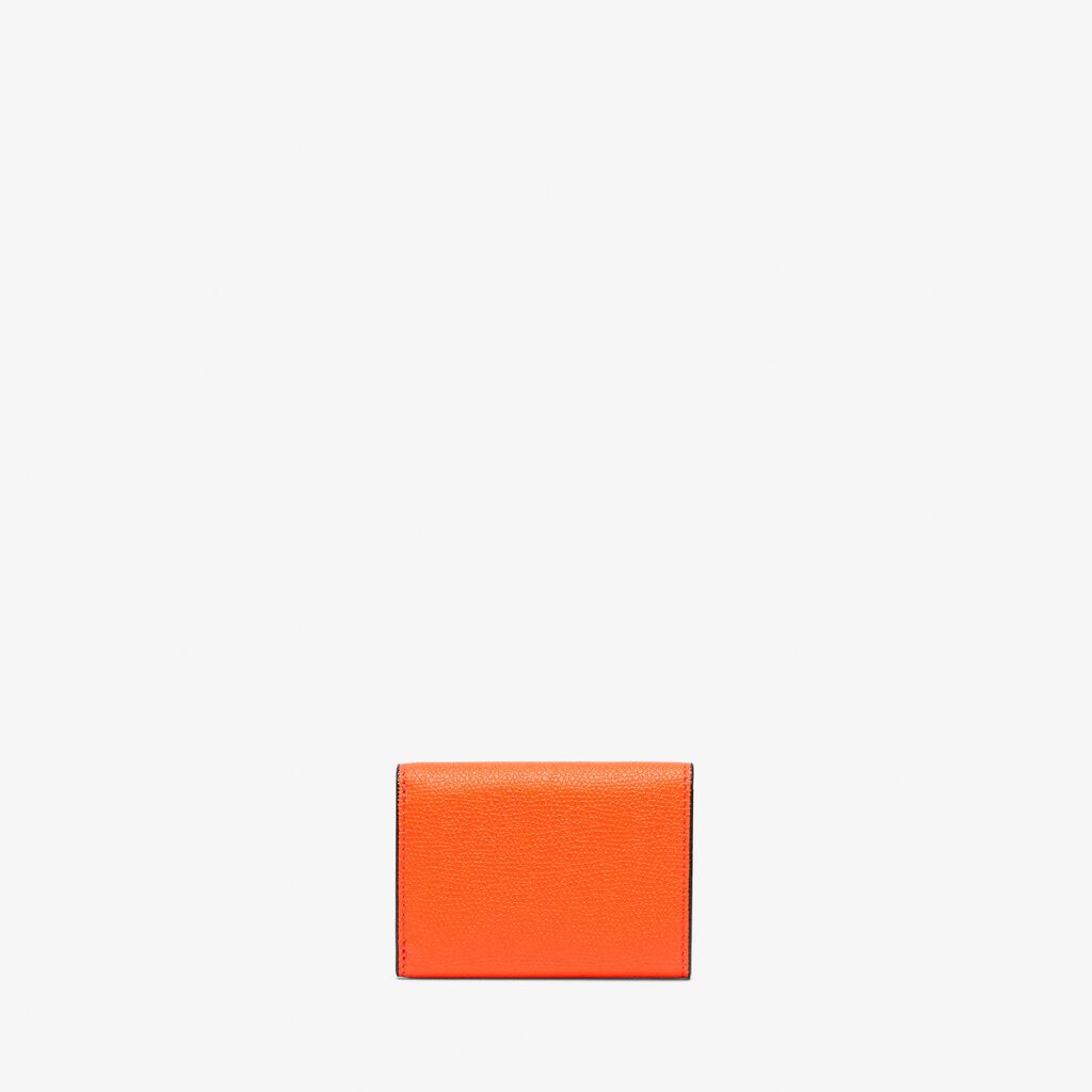Valextra Portafoglio Bifold compatto in Pelle Arancione | Valextra Limitato a 3 giorni