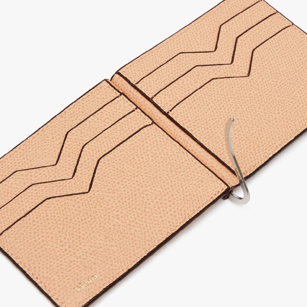 Valextra Portafoglio in Pelle Rosa con ferma soldi | Valextra Tric Trac Black Friday Prezzi