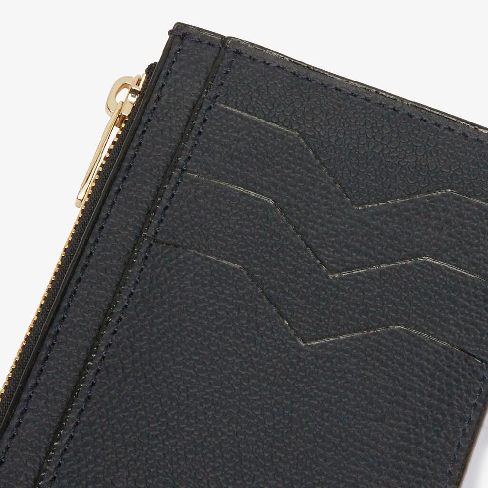 Valextra Portamonete da Uomo e Donna in Pelle Blu Notte | Valextra Soddisfazione Garantita