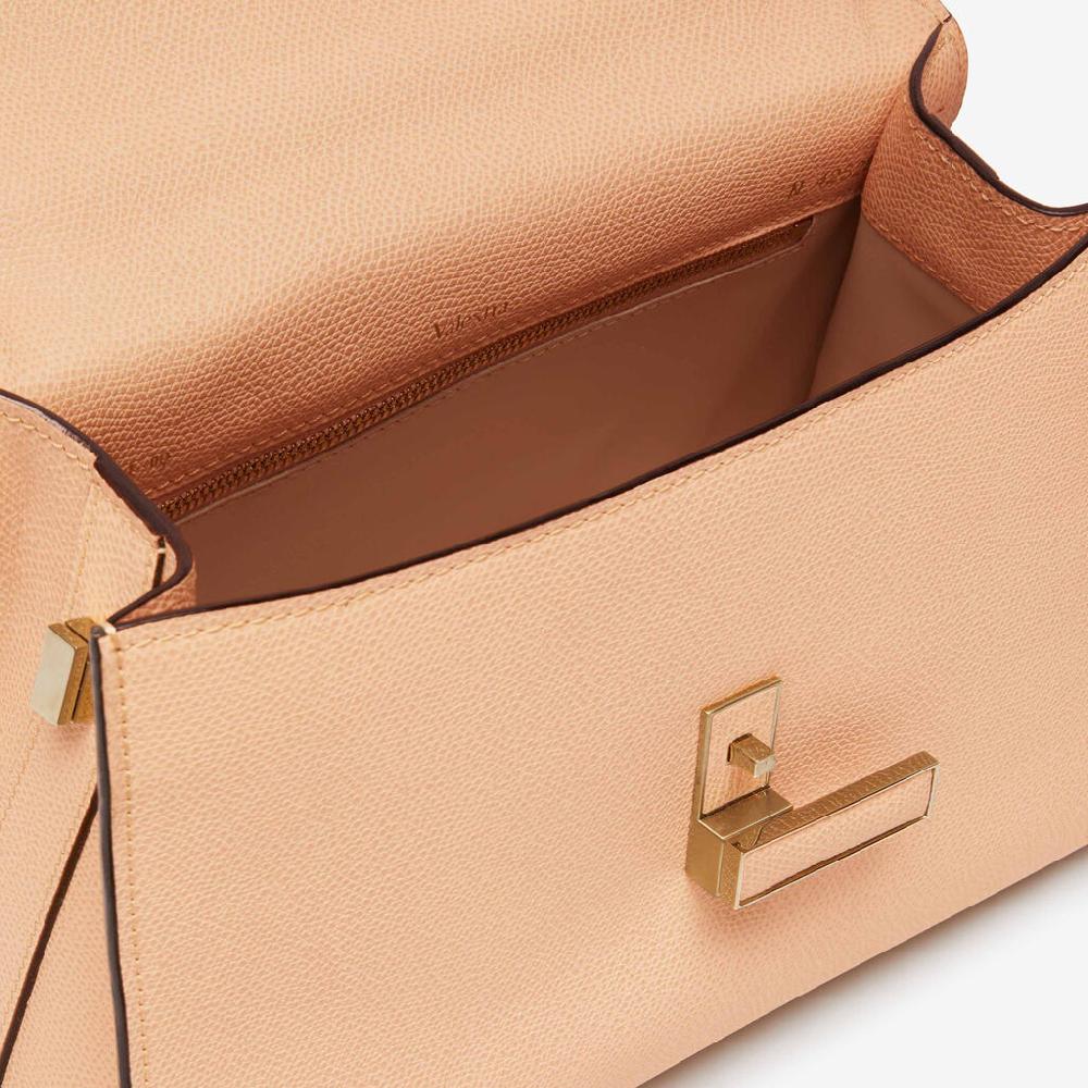 Valextra Borsa a mano da Donna in Pelle Rosa Cipria | Valextra Iside Acquista Ora