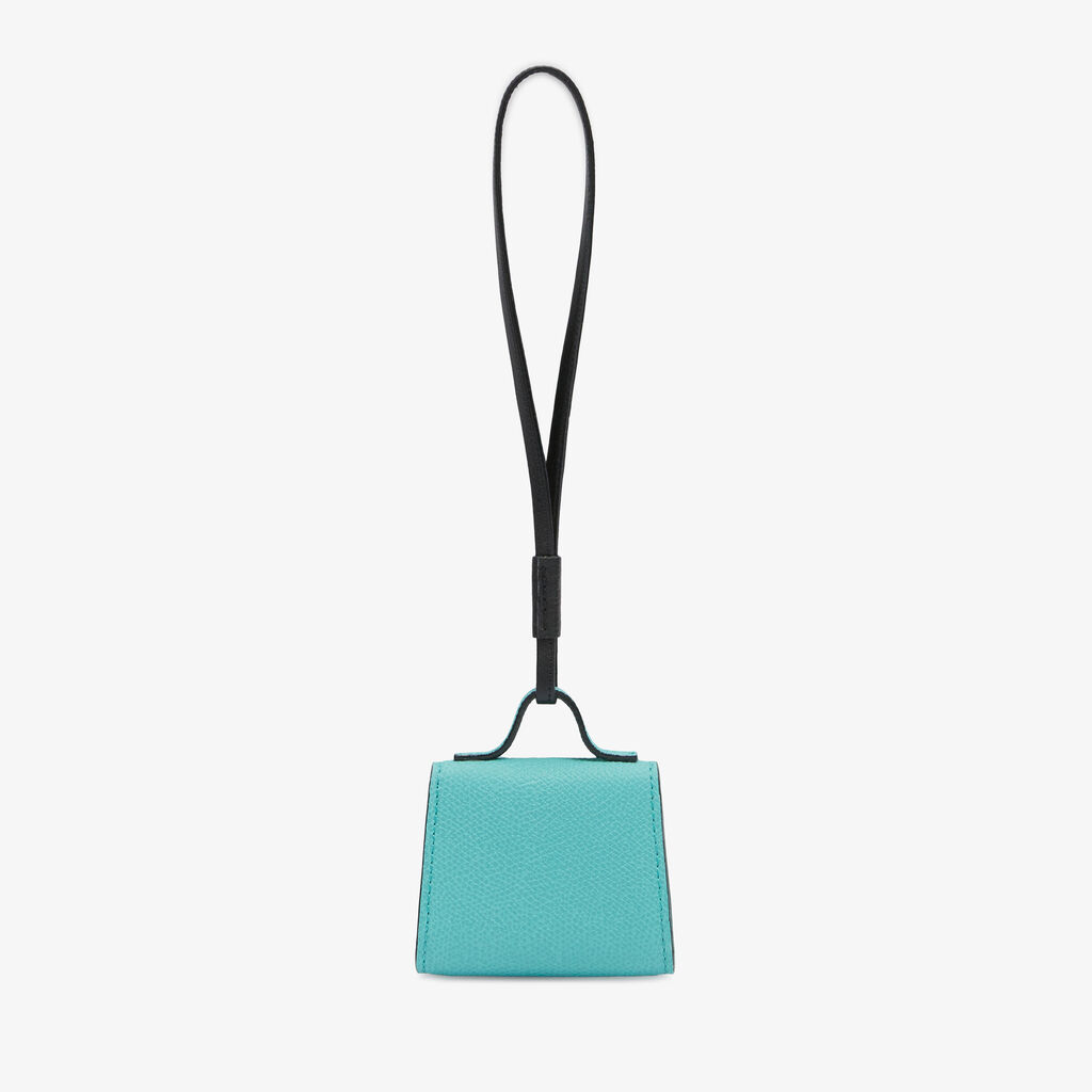 Valextra Charm borsetta da Donna di Lusso in Pelle Azzurra | Valextra Iside Convenienza