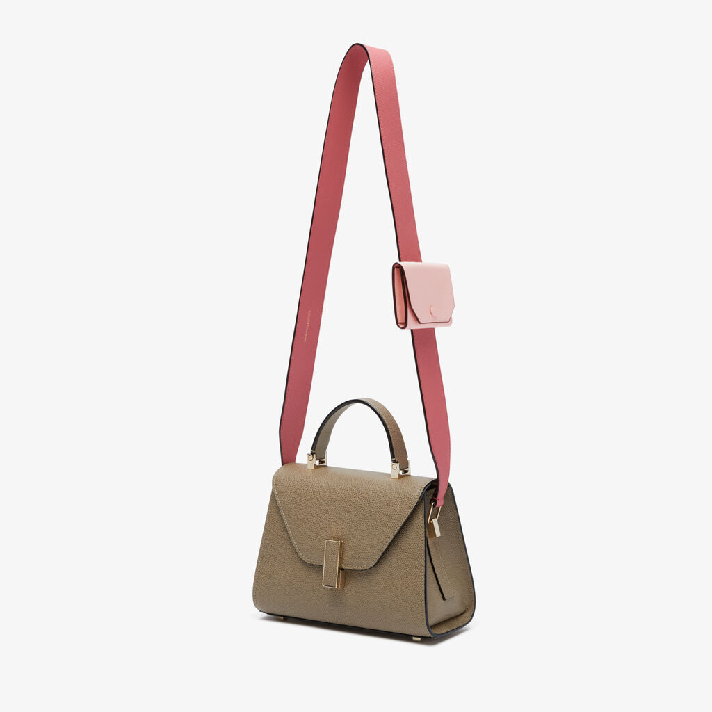 Valextra Tracolla per borsa da Donna in Pelle Rosa di Lusso | Valextra Nuova