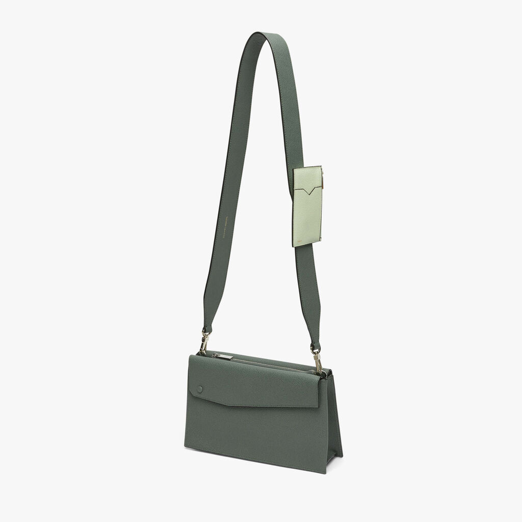 Valextra Tracolla per borsa con porta carte da Donna Verde | Valextra Sconto di tempo limitato
