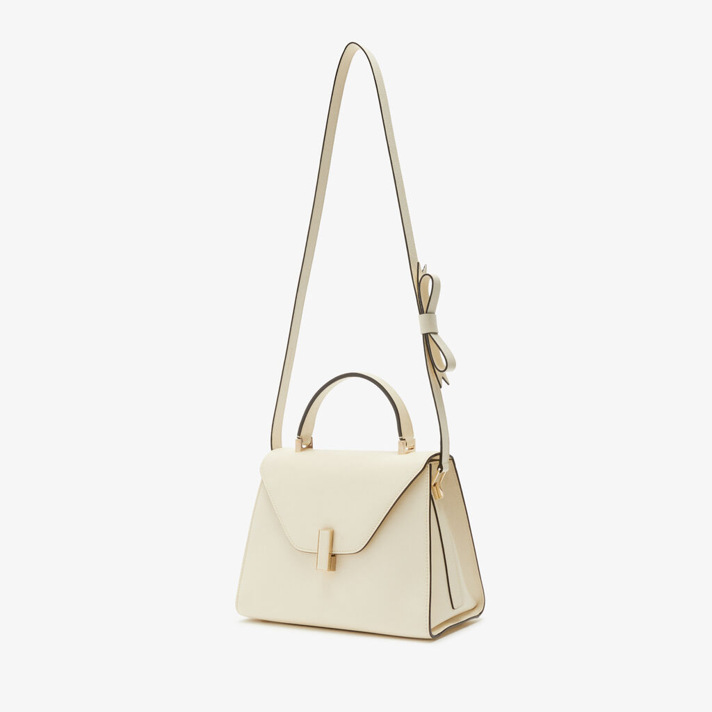 Valextra Tracolla con fiocco per borse da Donna in Pelle Bianco | Valextra Offerta Anniversario