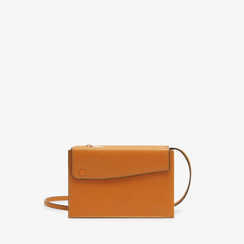 Valextra Borsetta piccola Mini in Pelle Marrone | Valextra Pocket Online Outlet