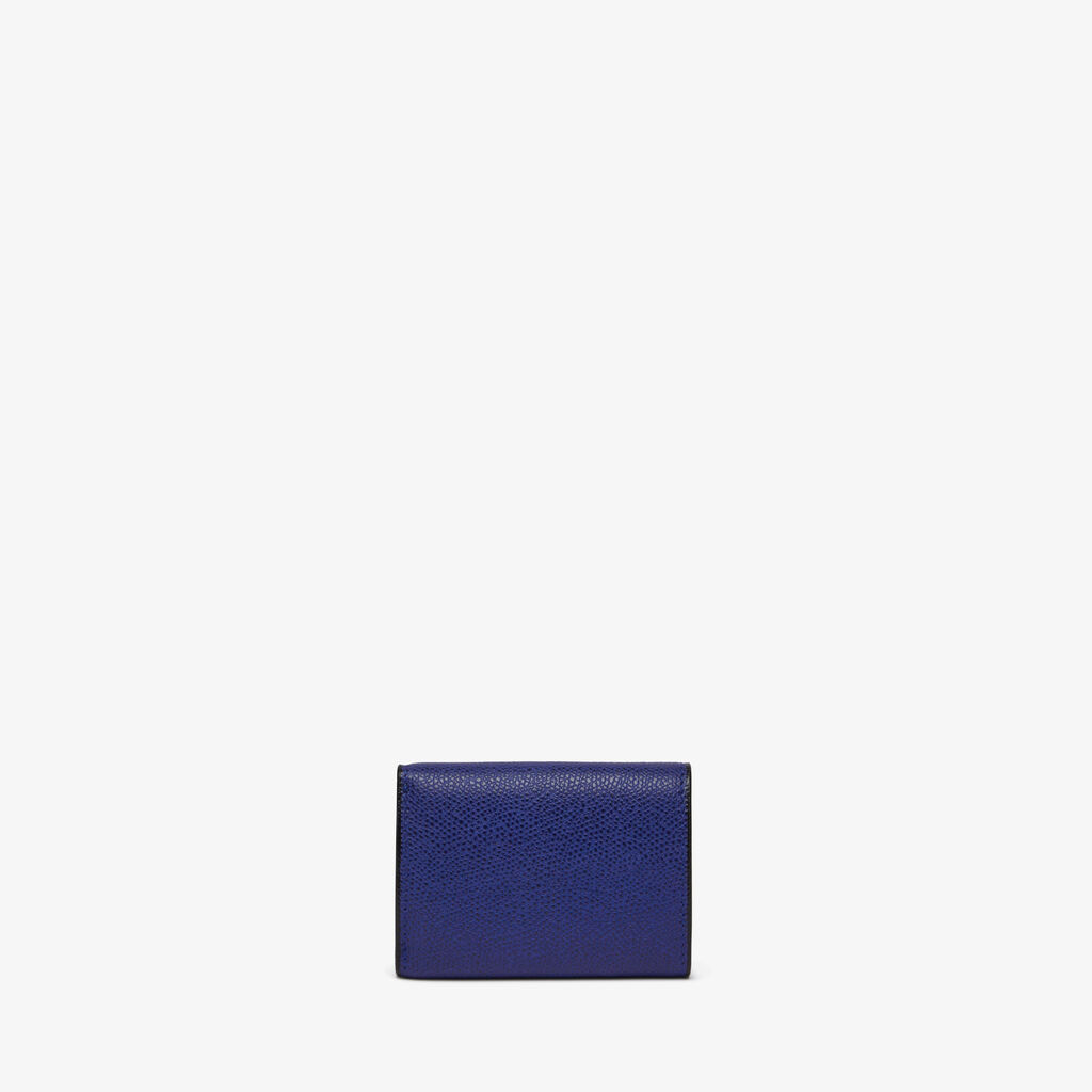 Valextra Portafoglio Compatto da Donna in Pelle Blu | Valextra Offerte stagionali