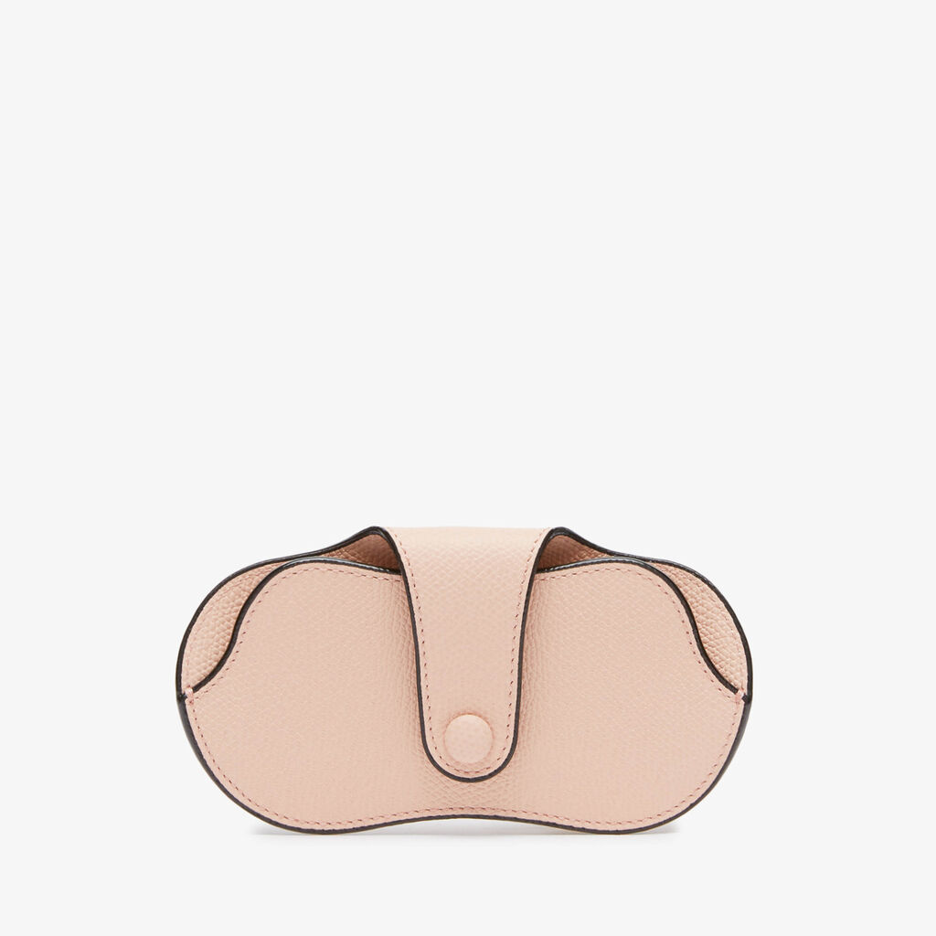 Valextra Porta Occhiali | Pelle di vitello Millepunte | Rosa Bonne Mine | Valextra Fino al 60% di sconto