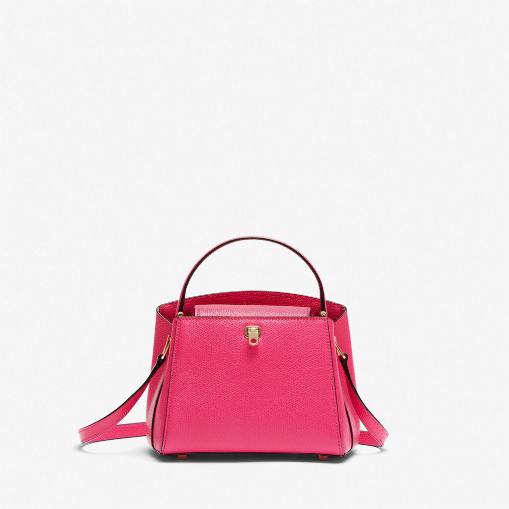 Valextra Borsa a tracolla Micro in Pelle Rosa Fucsia | Valextra Brera In vendita