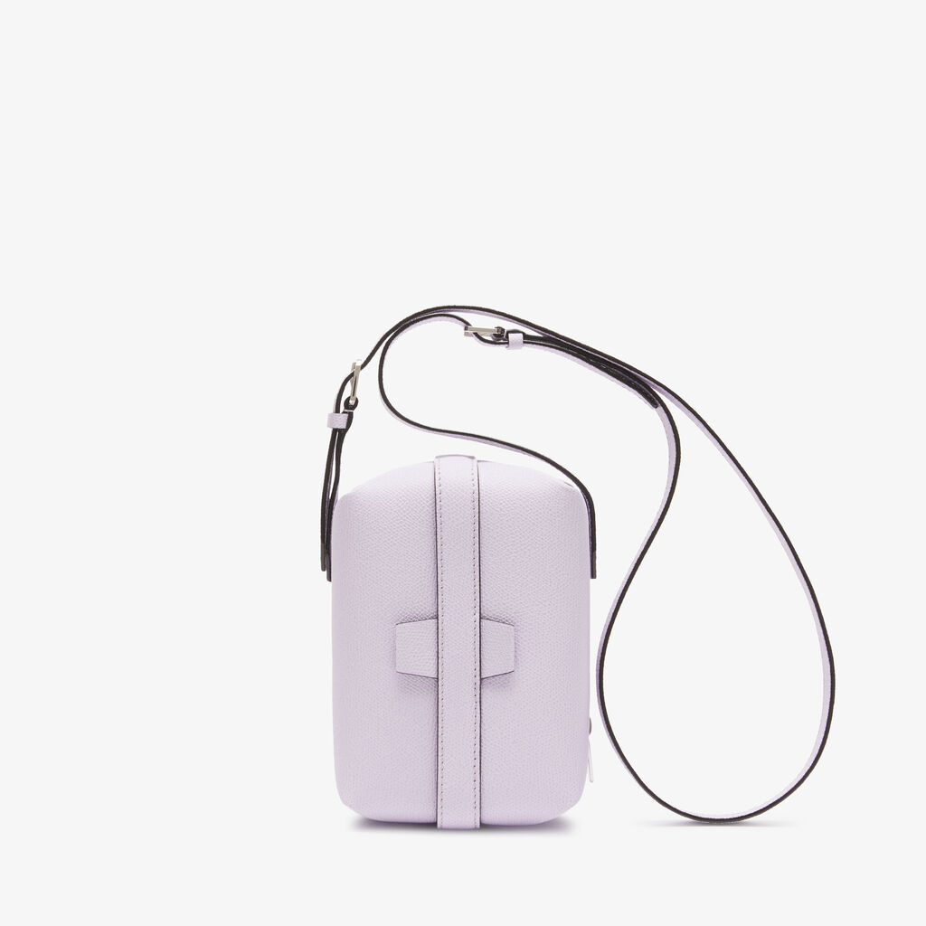 Valextra Borsa tracolla Donna di Lusso in Pelle Lilla | Valextra Tric Trac 50% di sconto per tempo limitato