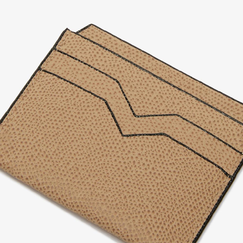 Valextra Porta Carte 4CC | Pelle di vitello Millepunte | Beige Cashmere | Valextra 2025