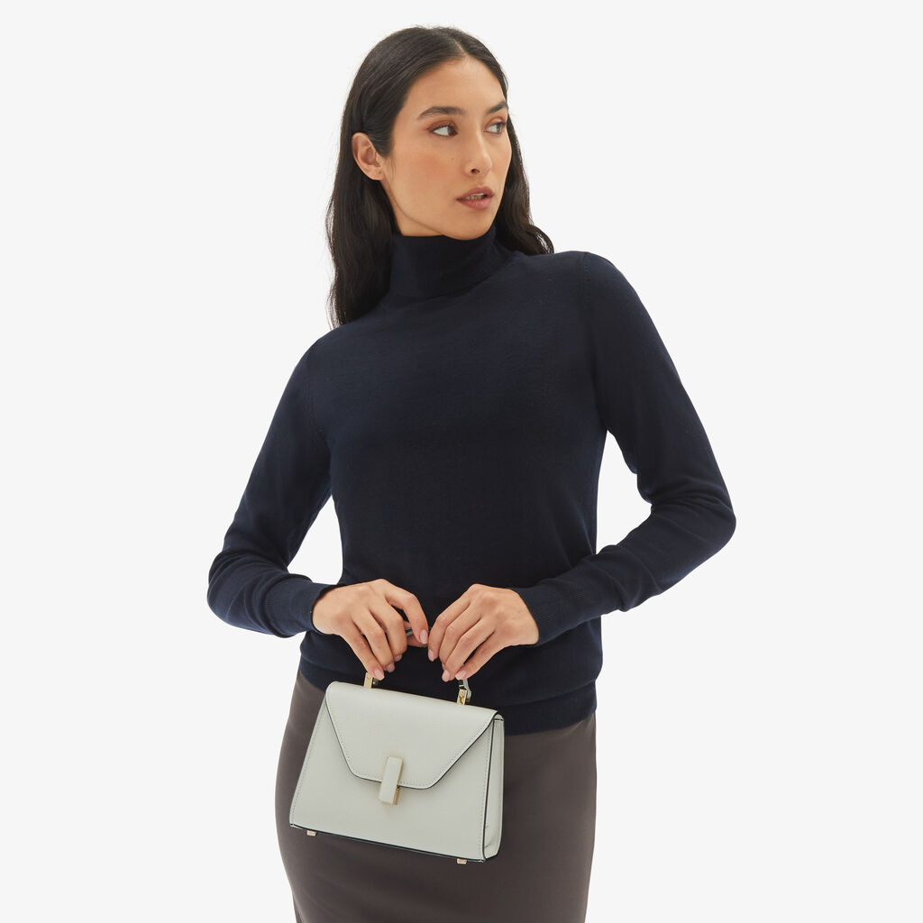 Valextra Borsa a tracolla Donna in Pelle rigida Bianca | Valextra Iside Spedizione Gratuita
