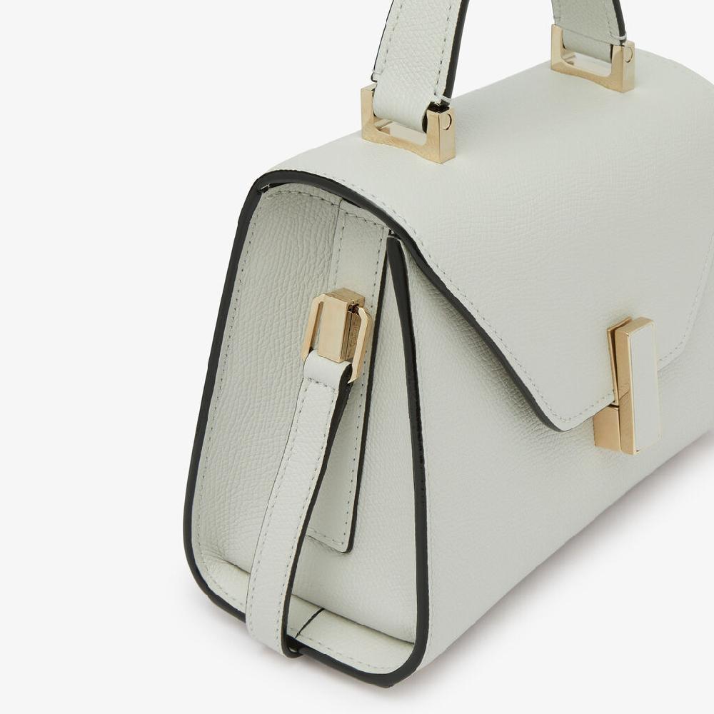 Valextra Borsa a tracolla Donna in Pelle rigida Bianca | Valextra Iside Spedizione Gratuita