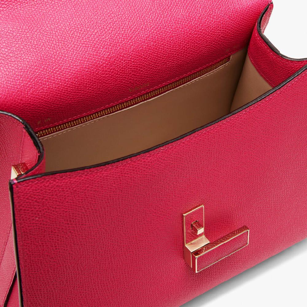 Valextra Borsa a mano in Pelle Rosa Fucsia con tracolla | Valextra Iside Fino Al -60%