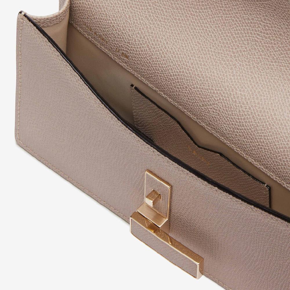 Valextra Clutch da Donna in Pelle Rosa di Lusso | Valextra Iside Prezzo Ridotto