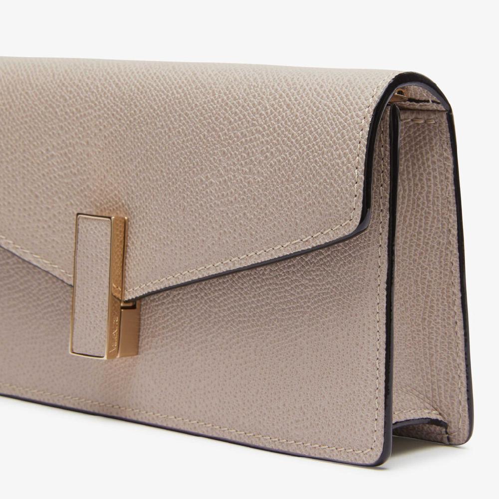 Valextra Clutch da Donna in Pelle Rosa di Lusso | Valextra Iside Prezzo Ridotto