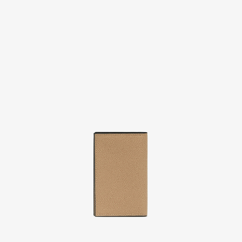 Valextra Porta carte di credito da Donna di Lusso in Pelle Beige | Valextra Sconto