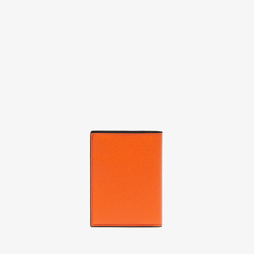 Valextra Portafoglio bifold da Donna di Lusso in Pelle Arancione | Valextra Hotsell
