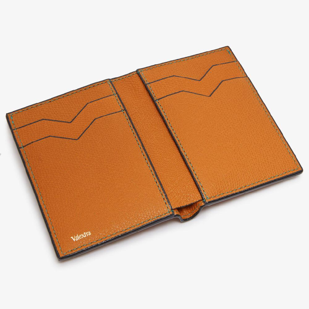 Valextra Portafoglio bifold di Lusso in Pelle Marrone | Valextra Vendita Economica