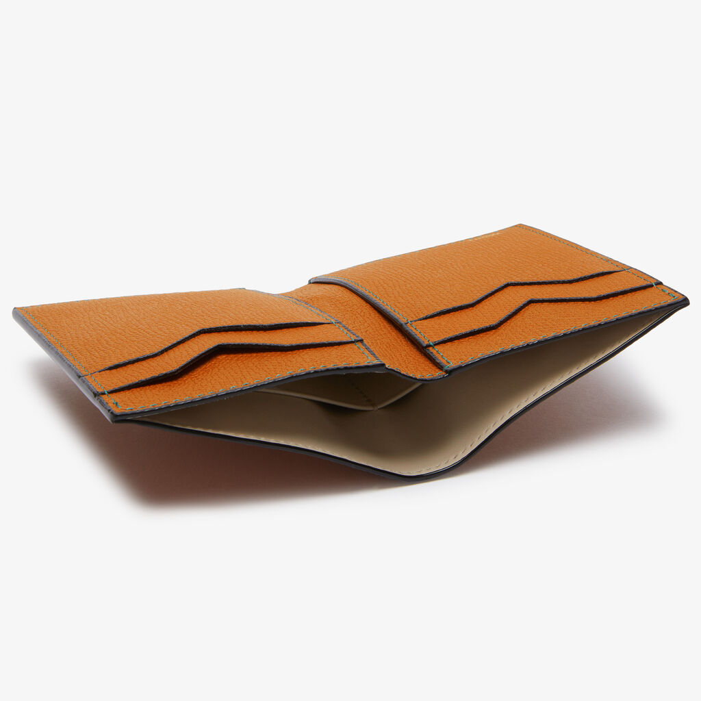 Valextra Portafoglio bifold di Lusso in Pelle Marrone | Valextra Vendita Economica