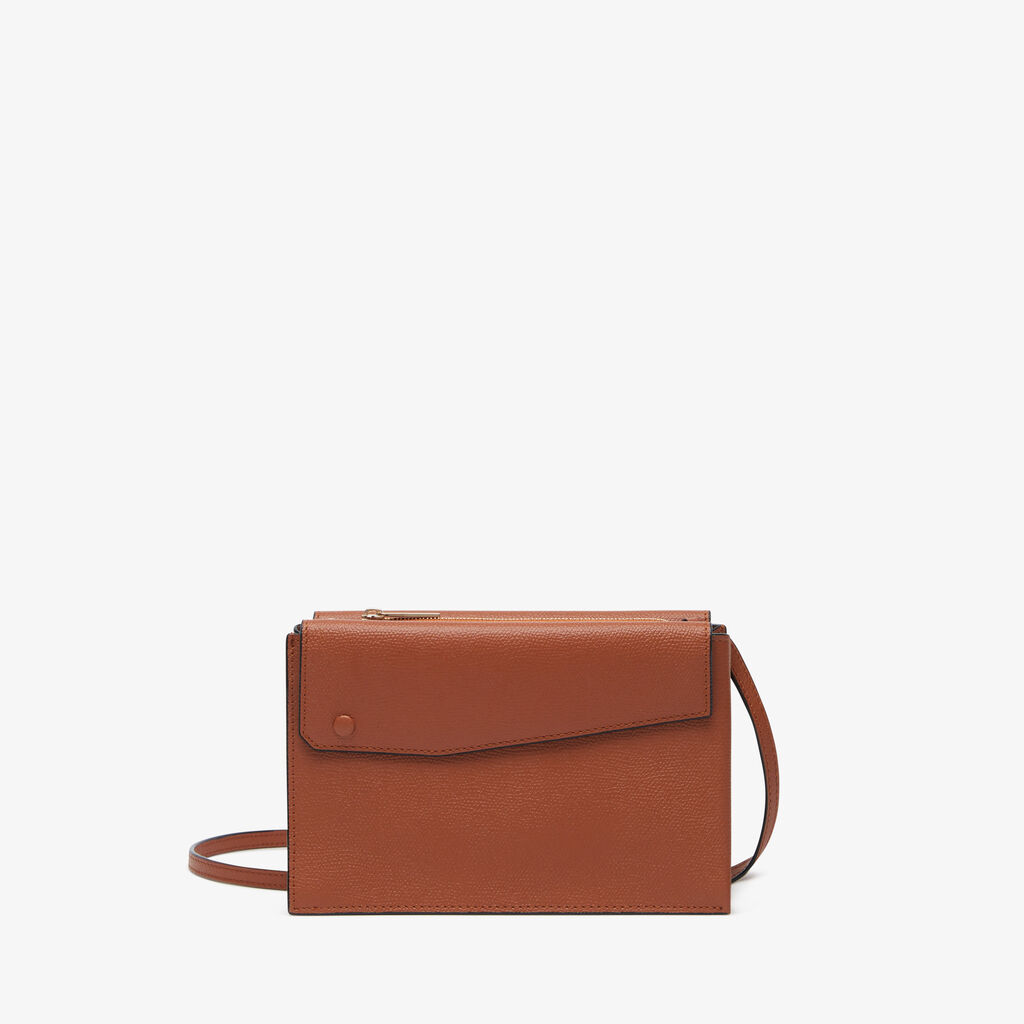 Valextra Borsa a tracolla da Donna in Pelle Marrone | Valextra Pocket Vendite Flash