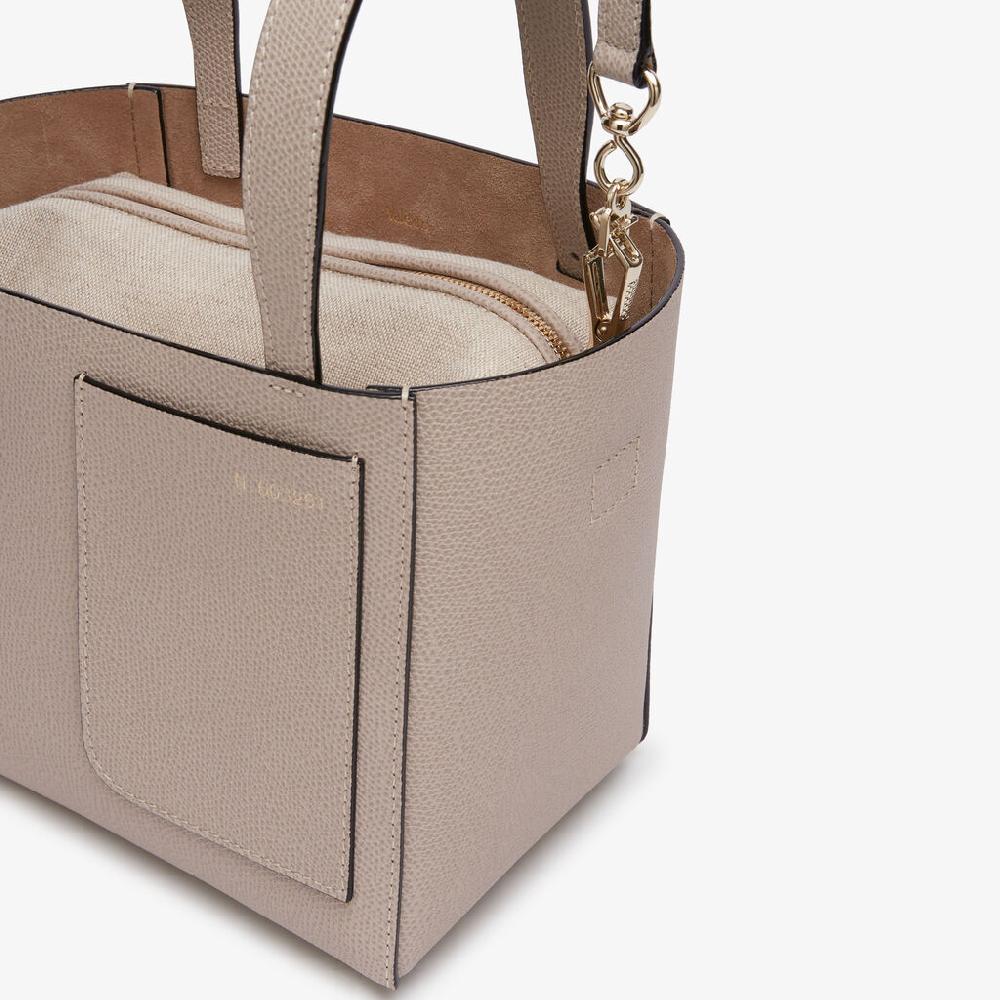 Valextra Borsa a secchiello da Donna in Pelle Rosa Nude | Valextra Soft In Saldo