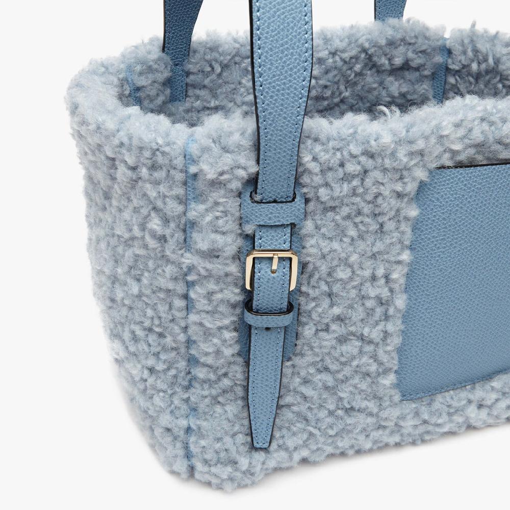 Valextra Borsa a secchiello da Donna Azzurra di Lusso | Valextra Soft Moda