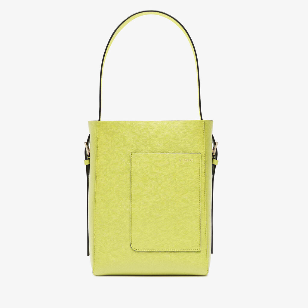 Valextra Borsa a secchiello da Donna Mini Gialla di Lusso | Valextra Soft Sconto di tempo limitato