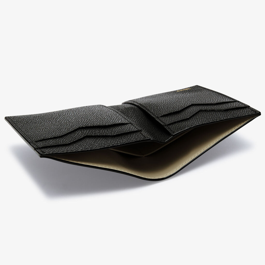 Valextra Portafoglio bifold da Donna in Pelle Nera di Lusso | Valextra Negozio online di fabbrica
