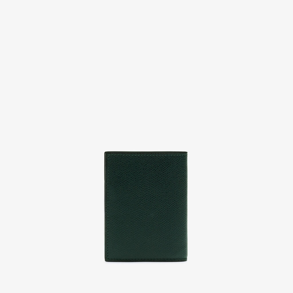 Valextra Portafoglio bifold da Donna in Pelle Verde di Lusso | Valextra Offerta speciale