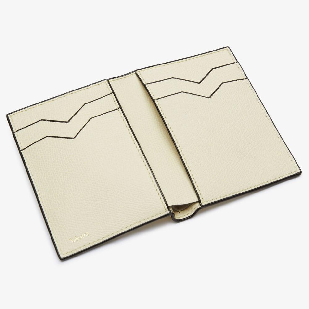 Valextra Portafoglio bifold da Donna in Pelle Bianca di Lusso | Valextra Comprare a buon mercato