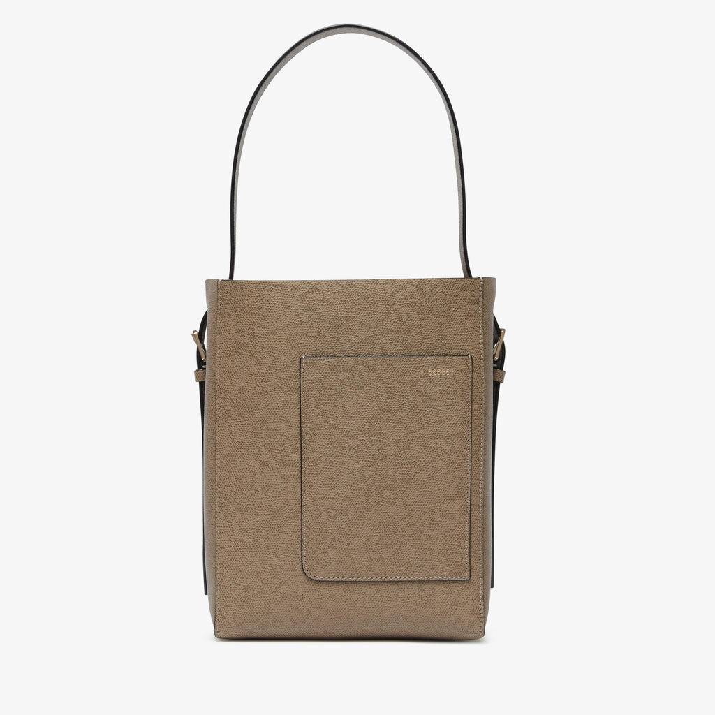 Valextra Borsetta a secchiello da Donna in Pelle Marrone | Valextra Soft Flash Sale