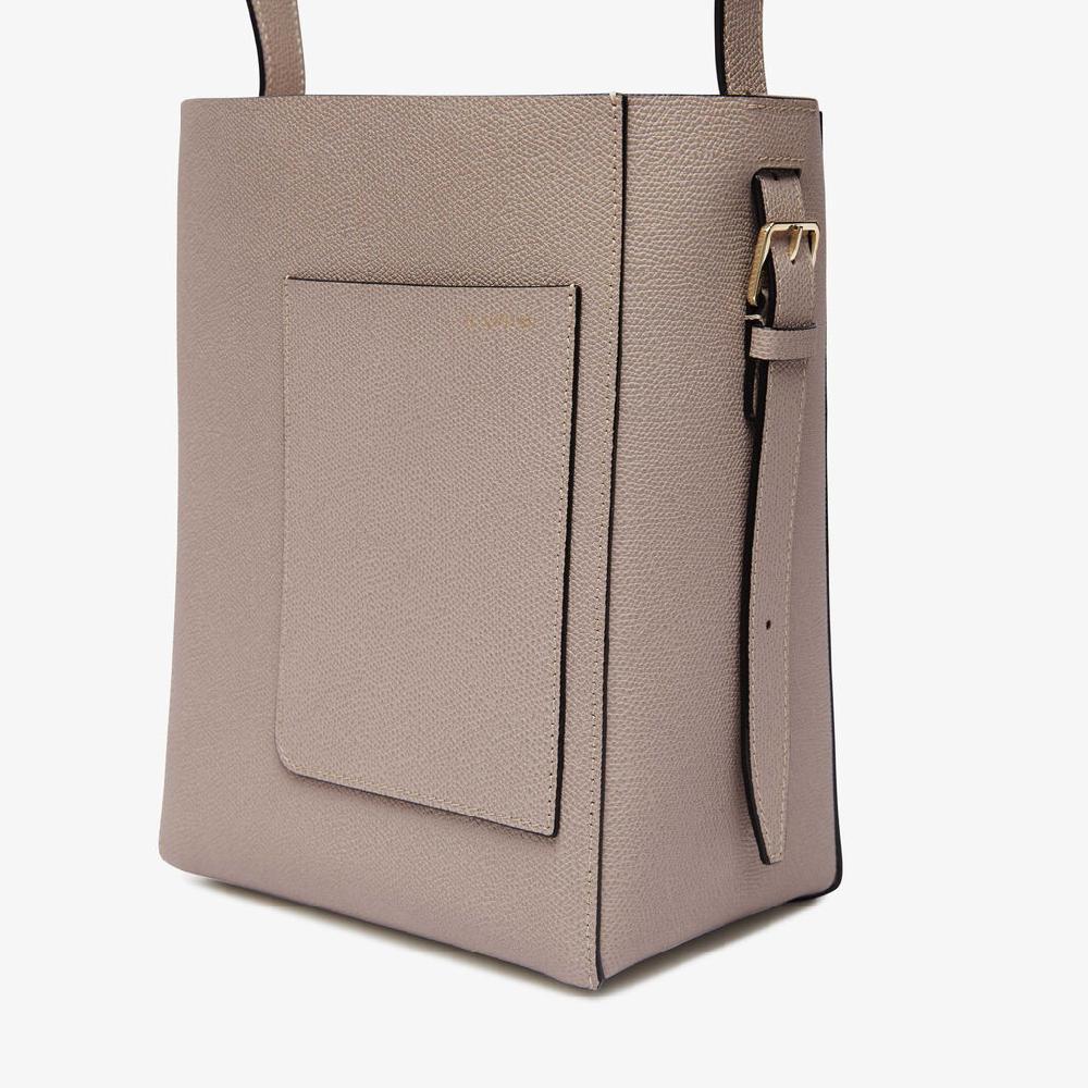 Valextra Borsa a secchiello da Donna in Pelle Rosa | Valextra Soft Fornitura limitata