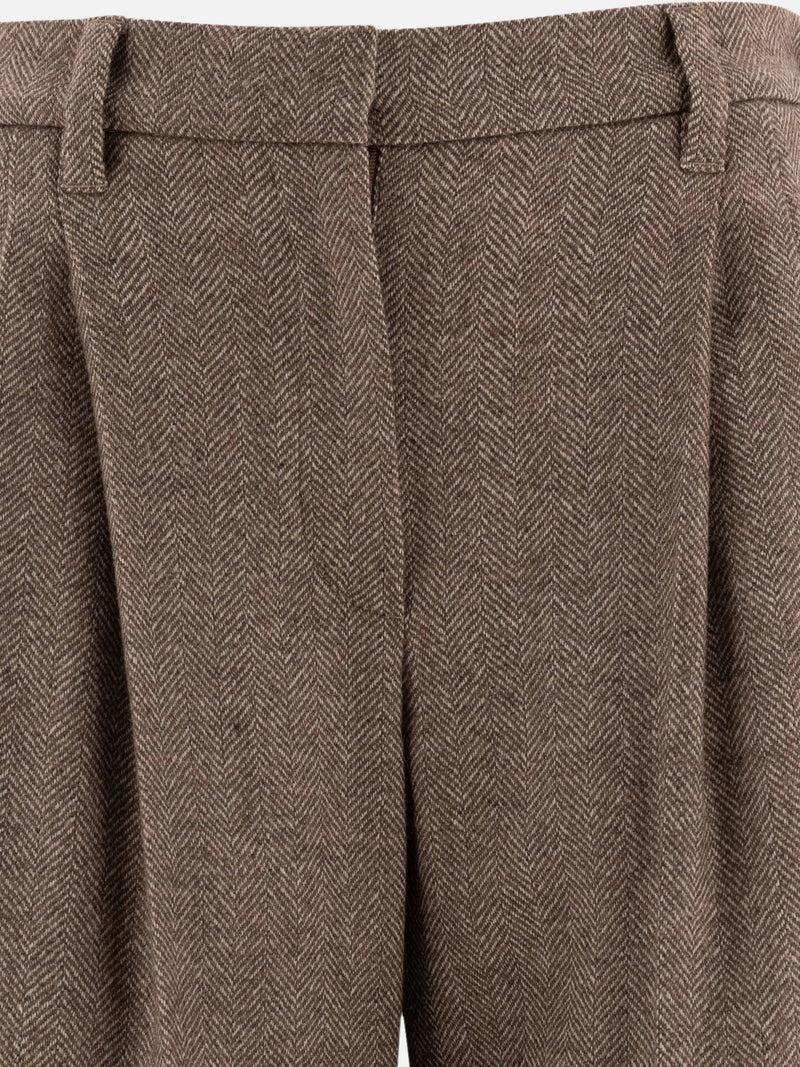 Vietti Brunello Cucinelli Pantaloni "Baggy Sartorial" Nuovo