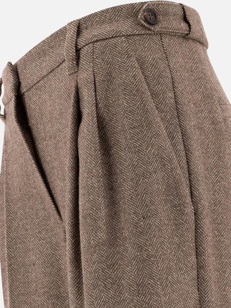 Vietti Brunello Cucinelli Pantaloni "Baggy Sartorial" Nuovo