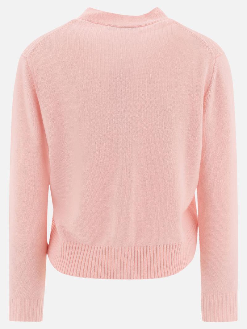 Vietti Maison Kitsuné Cardigan con ricamo "Fox Head" Sottocosto