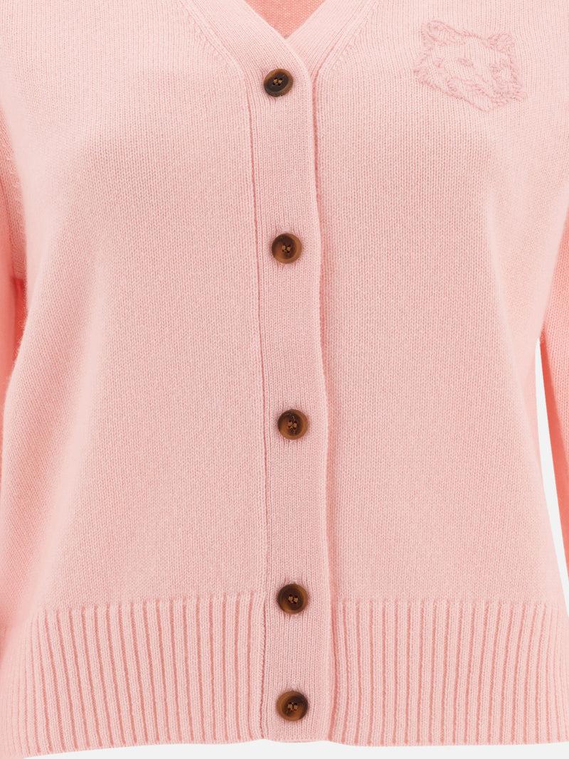 Vietti Maison Kitsuné Cardigan con ricamo "Fox Head" Sottocosto